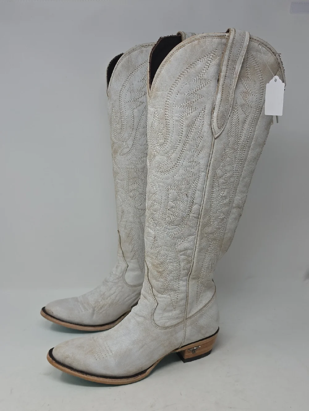 Lane Women's Monica Tall Western Boots - Round Toe Size 7.5